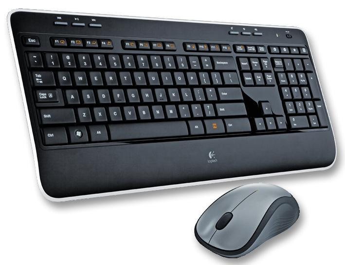 Logitech MK520 Wireless Keyboard & Mouse Deskset Black