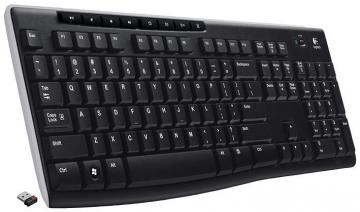 Logitech K270 Wireless USB Keyboard Black