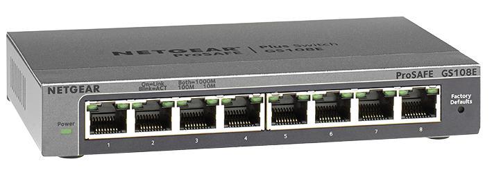 Netgear ProSafe Plus 8-Port Gigabit Ethernet Switch