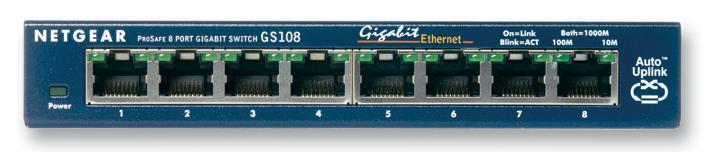 Netgear ProSafe 8-Port Network Switch - Gigabit Ethernet (1000 Mbps)