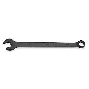 Westward 1-1/16" Combination Wrench, SAE, Black Oxide, Number of Points: 12