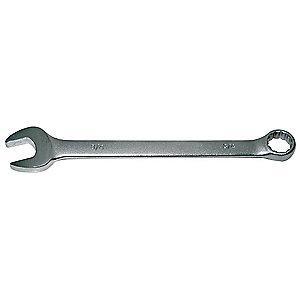 Westward 6mm Combination Wrench, Metric, Satin, Number of Points: 12