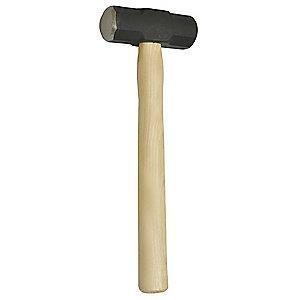 Westward Double Face Sledge Hammer, 2 lb. Head Weight, 1-3/8" Head Width, 10-5/8 Overall Length