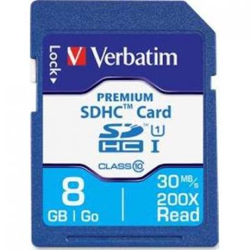 Verbatim 8GB Secure Digital SD High Capacity Memory Card Class 6