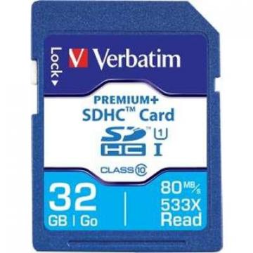 Verbatim 32GB SDHC Class 10 Premium+ 533X UHS-1