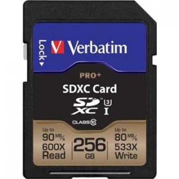 Verbatim 256GB Proplus SDXC Class 10 600X Uhs-1 U3