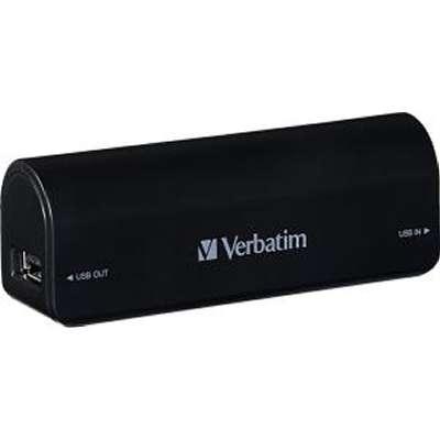 Verbatim Portable Power Pack 2600MAH Black