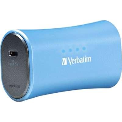 Verbatim 2200mAh Portable Power Pack Aqua Blue