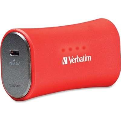 Verbatim 2200mAh Portable Power Pack Red