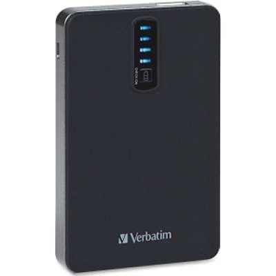 Verbatim Dual USB Power Pack 5200MAH for iPhone iPod and Ereaders