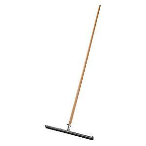 Rubbermaid 22"W Straight Rubber Floor Squeegee Without Handle, Black