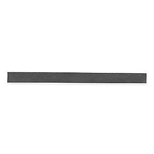 Tough Guy 12"W Straight Rubber Replacement Squeegee Blade, Black