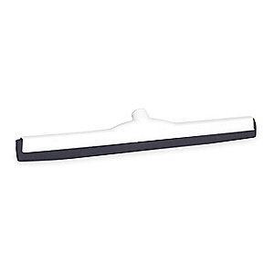 Tough Guy 24"W Straight Double Foam Rubber Floor Squeegee Without Handle, White