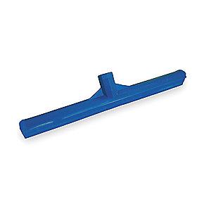 Tough Guy 24"W Straight TPE Rubber Floor Squeegee Without Handle, Blue