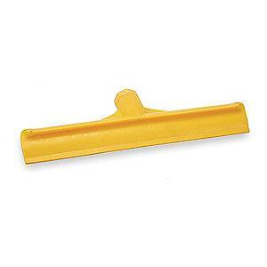 Tough Guy 16"W Straight TPE Rubber Floor Squeegee Without Handle, Yellow