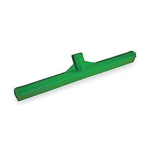 Tough Guy 16"W Straight TPE Rubber Floor Squeegee Without Handle, Green
