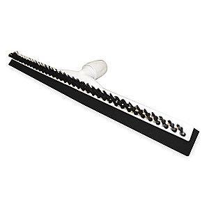 Tough Guy 21"W Straight Neoprene Floor Squeegee Without Handle, Black/White