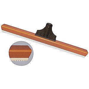 Tough Guy 12"W Straight Floor Squeegee Without Handle, Brown/White