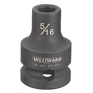 Westward Impact Socket, 1/2 in., 6 Points