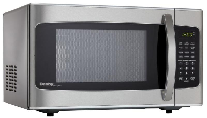Danby Designer 1.1 cu. ft. Countertop Microwave in Stainless Steel