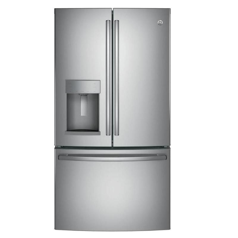 GE 36" 25.7 cu. ft. French Door Refrigerator in Stainless Steel