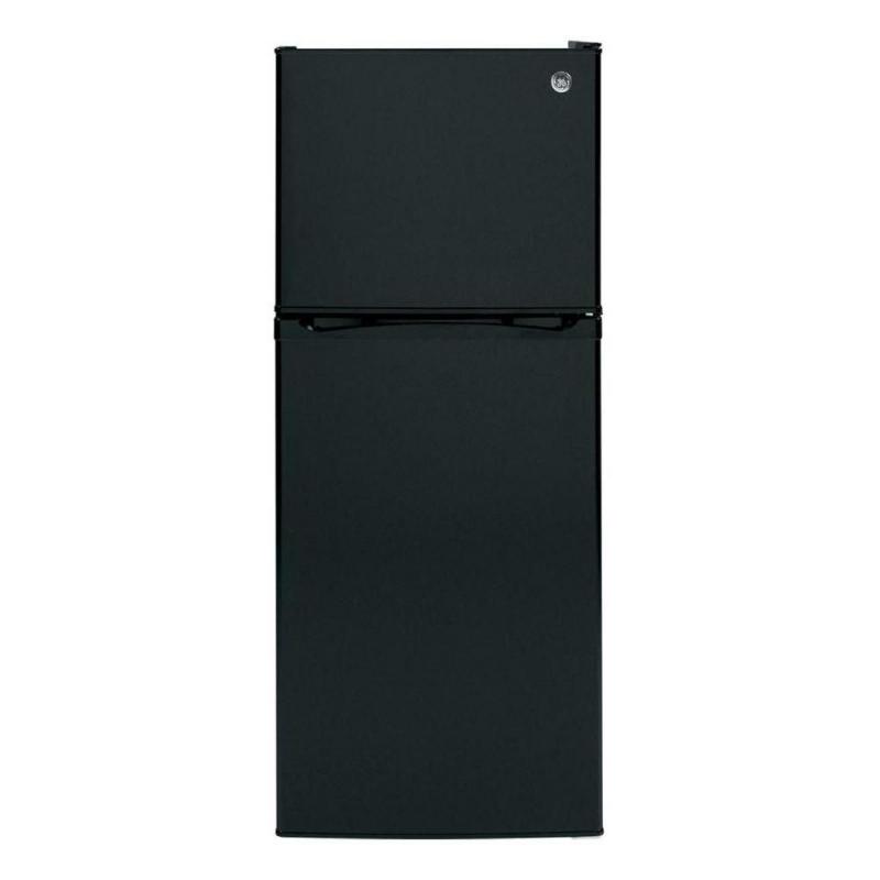 GE 24" 11.55 cu. ft. Top Freezer Refrigerator in Black
