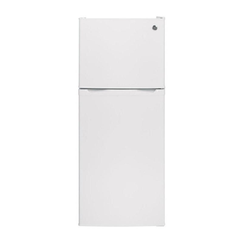 GE 24" 11.55 cu. ft. Top Freezer Refrigerator in White