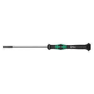 Wera Alloy Tool Steel Precision Screwdriver with 1-3/8" Slotted Tip