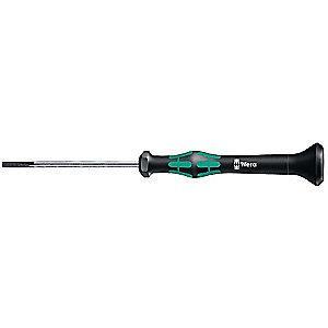 Wera Alloy Tool Steel Precision Screwdriver with 3-1/4" Slotted Tip