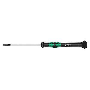 Wera Alloy Tool Steel Precision Screwdriver with 3-1/8" Slotted Tip