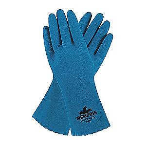 MCR Safety Chemical Resistant Gloves, Royal Blue