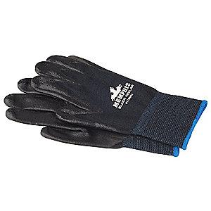 MCR Safety Nitrile Cut Resistant Gloves, ANSI/ISEA Cut Level A4 Lining, Black, M, PR 1