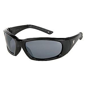 MCR Safety ForceFlex Anti-Fog, Scratch-Resistant Safety Glasses, Gray Lens Color
