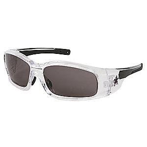 MCR Safety Swagger Anti-Fog, Scratch-Resistant Safety Glasses, Gray Lens Color