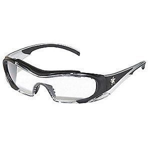 MCR Safety Hellion Anti-Fog, Scratch-Resistant Safety Glasses, Clear Lens Color
