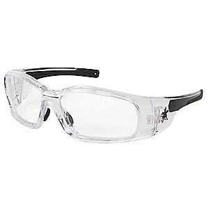 MCR Safety Swagger Anti-Fog, Scratch-Resistant Safety Glasses, Clear Lens Color