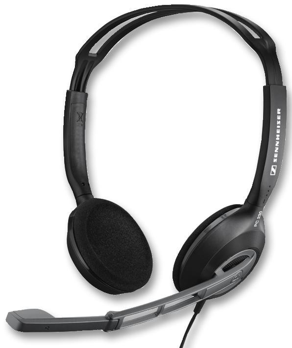 Sennheiser Multimedia PC Headset with Noise Cancelling Microphone - Black