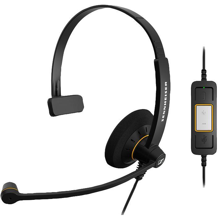 Sennheiser SC 30 USB ML Monaural Noise Cancelling Telephone Headset