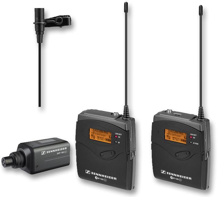 Sennheiser Portable Wireless Clip-On Microphone System