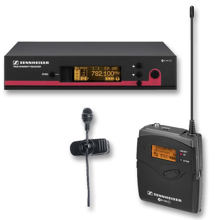 Sennheiser Wireless Clip-On Microphone System, CH38