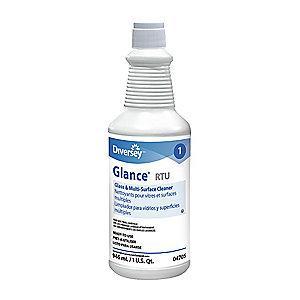 Diversey 1 qt. Glass and Surface Cleaner, 1 EA