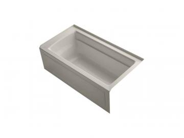 Kohler Archer 5' Bathtub with Comfort Depth Design, Integral Apron and Right-Hand Drain