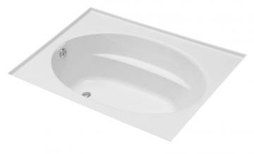 Kohler Windward 5' Oval Drop-in Non Whirlpool Bathtub in White