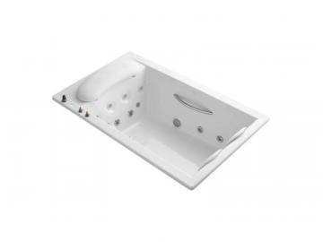 Kohler Riverbath 5' Acrylic Quadrangle Drop-in Whirlpool Bathtub