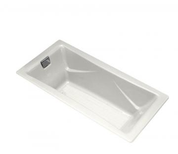 Kohler Tea-For-Two 6' Cast Iron Drop-in Non Whirlpool Bathtub in White