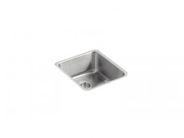 Kohler Undertone Medium Squared Undercounter Kitchen Sink, 7-1/2" Deep