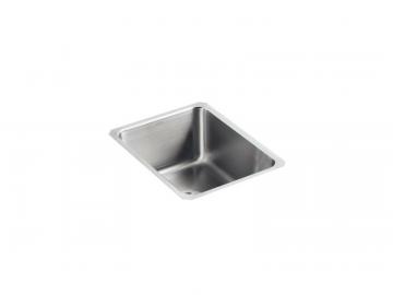 Kohler Undertone Squared Single-Basin Undercounter Kitchen Sink, 9-1/2" Deep