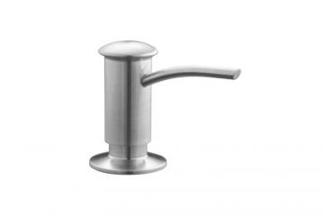 Kohler Soap/Lotion Dispenser With Contemporary Design (Clam Shell Packed) in Vibrant Stainless