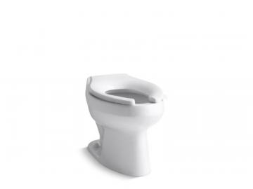 Kohler Wellworth Toilet Bowl Only with 1.6/1.28 Gal Flushometer