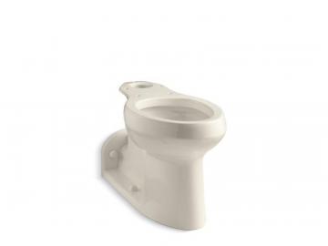 Kohler Barrington Pressure Lite Elongated Seatless Toilet Bowl Only